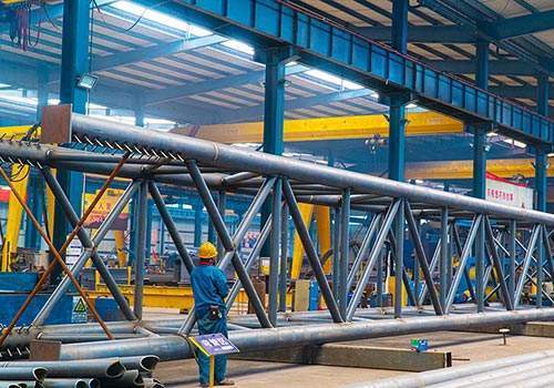 steel truss structure